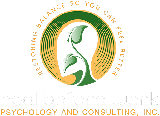 Heal Before Work logo